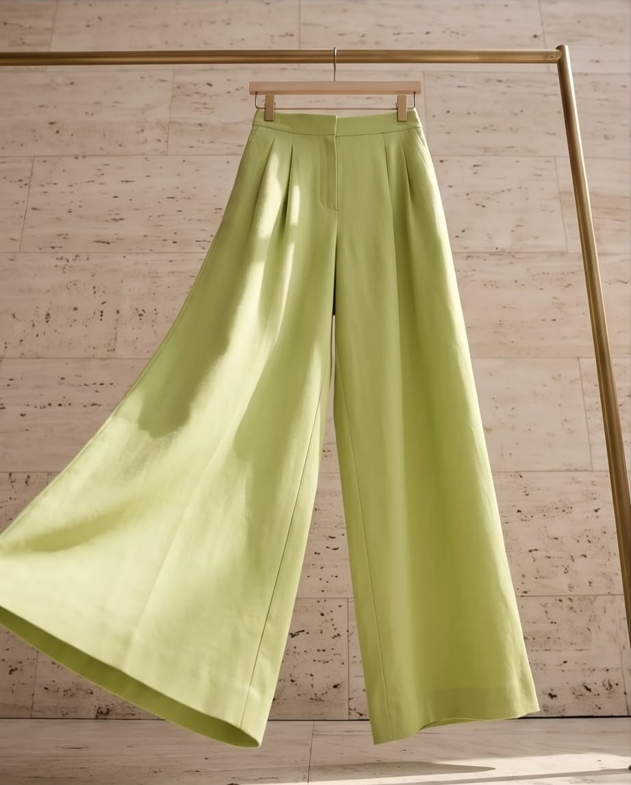 Floor Length Wide Leg Pants
