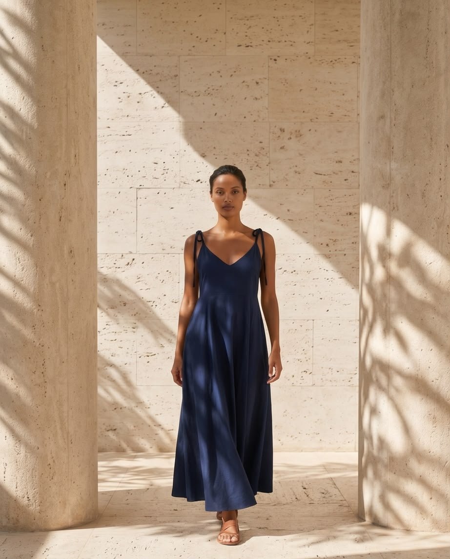 Long Panel Dress