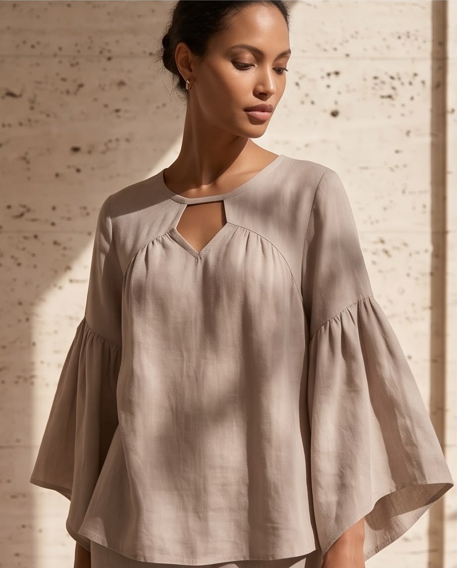 Boho Top in Egyptian Sand
