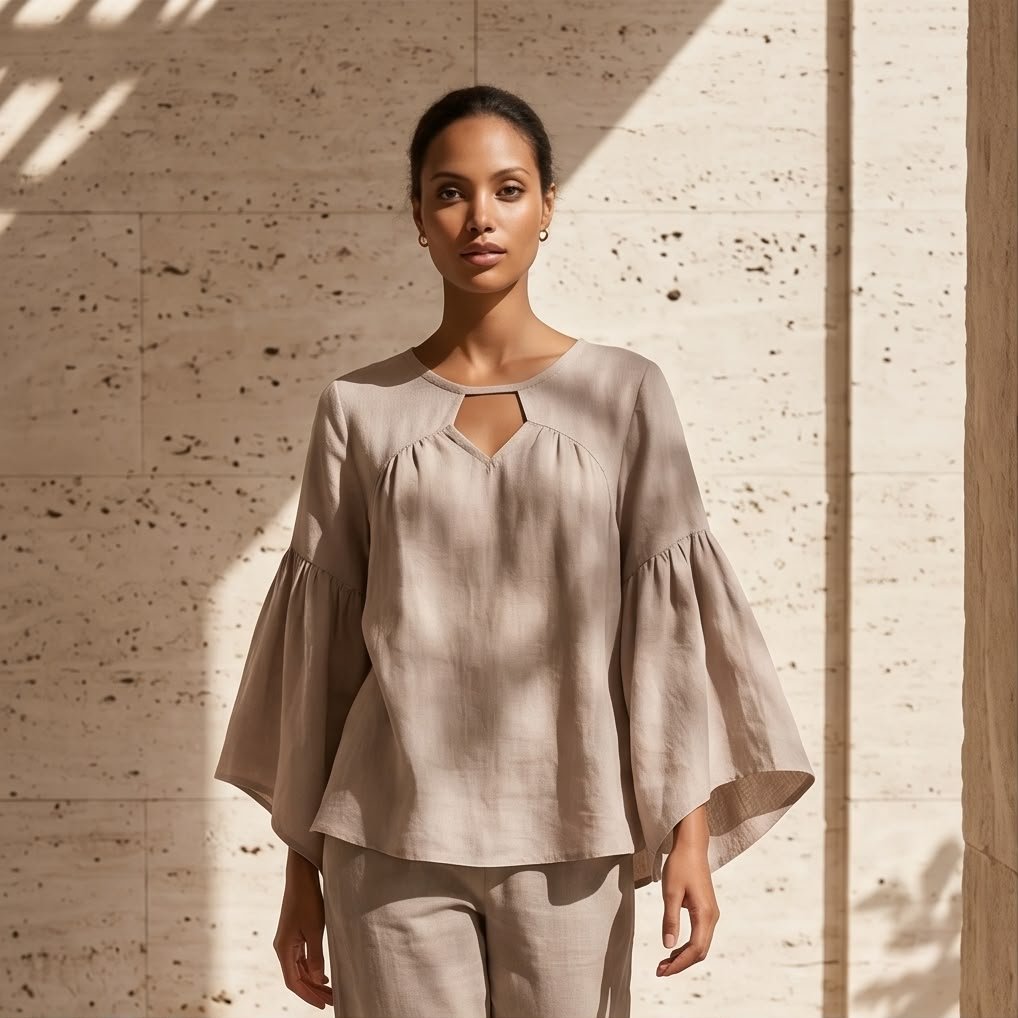 Boho Top in Egyptian Sand