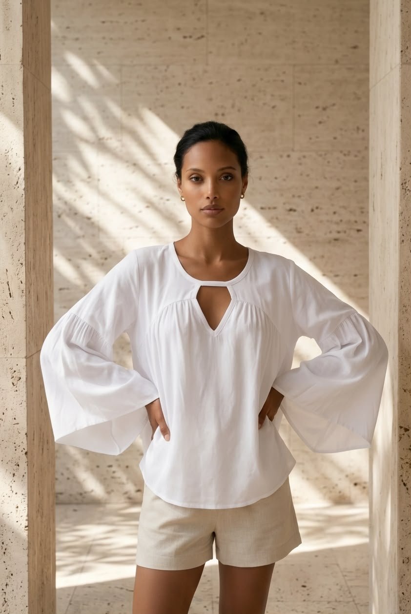 Boho Top White