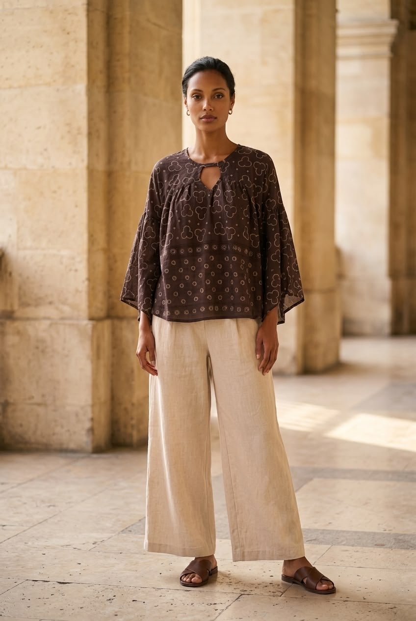 Ajrakh Boho Top
