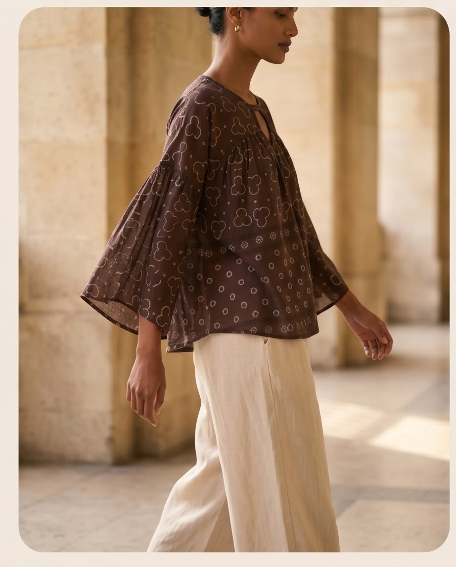Ajrakh Boho Top